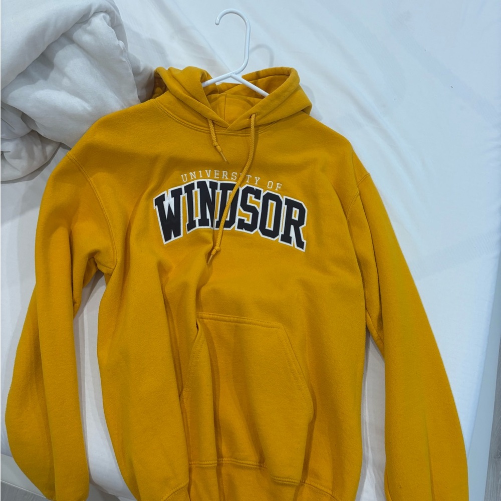 Classic Yellow Hoodie with Logo